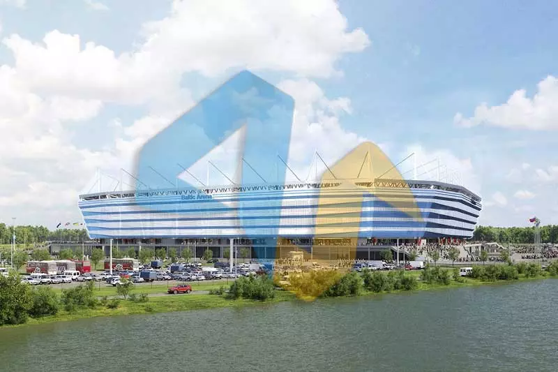 استادیوم بالتیکا در شهر کالینینگراد روسیه استادیوم بالتیکا در شهر کالینینگراد روسیه