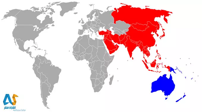 آسیا و اقیانوسیه بیشترین رشد گردشگری جهان را دارند