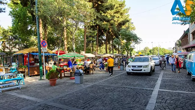 خیابان سی تیر مقصد گردشگری افزاد کم توان