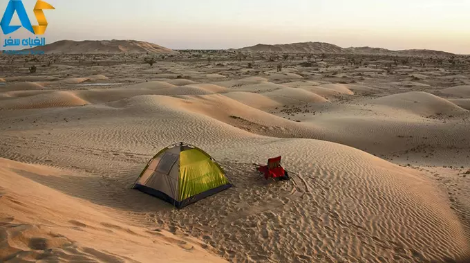 کمپ زدن در دبی